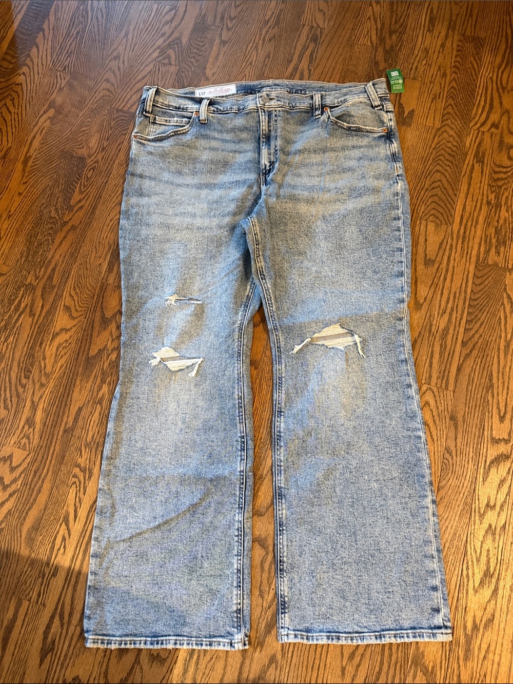 GAP Light Blue Women’s Bootcut Distressed Jeans